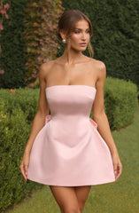 Abbey Mini Dress - Blush