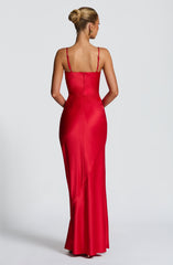 Athena Maxi Dress - Red