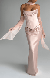 Ayla Scarf - Soft Peach