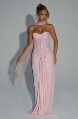 Carina Maxi Dress - Blush