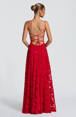 Francis Maxi Dress - Red