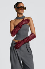 Frankie Gloves - Burgundy
