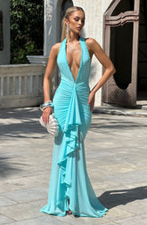 Janessa Maxi Dress - Aqua