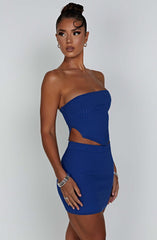 Jaz Mini Skirt - Blue