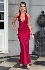Josephine Maxi Dress - Red