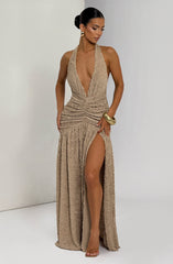 Minerva Maxi Dress - Beige