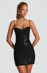 Nefertiti Mini Dress - Black