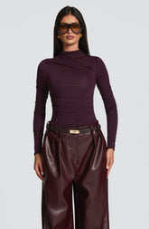 Pearson Bodysuit - Plum