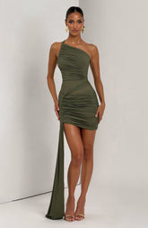 Shazia Mini Dress - Khaki