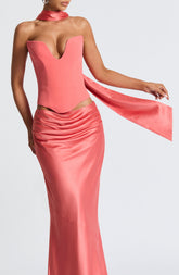 Sybil Scarf - Coral Pink