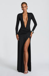 Ysabella Maxi Dress - Black