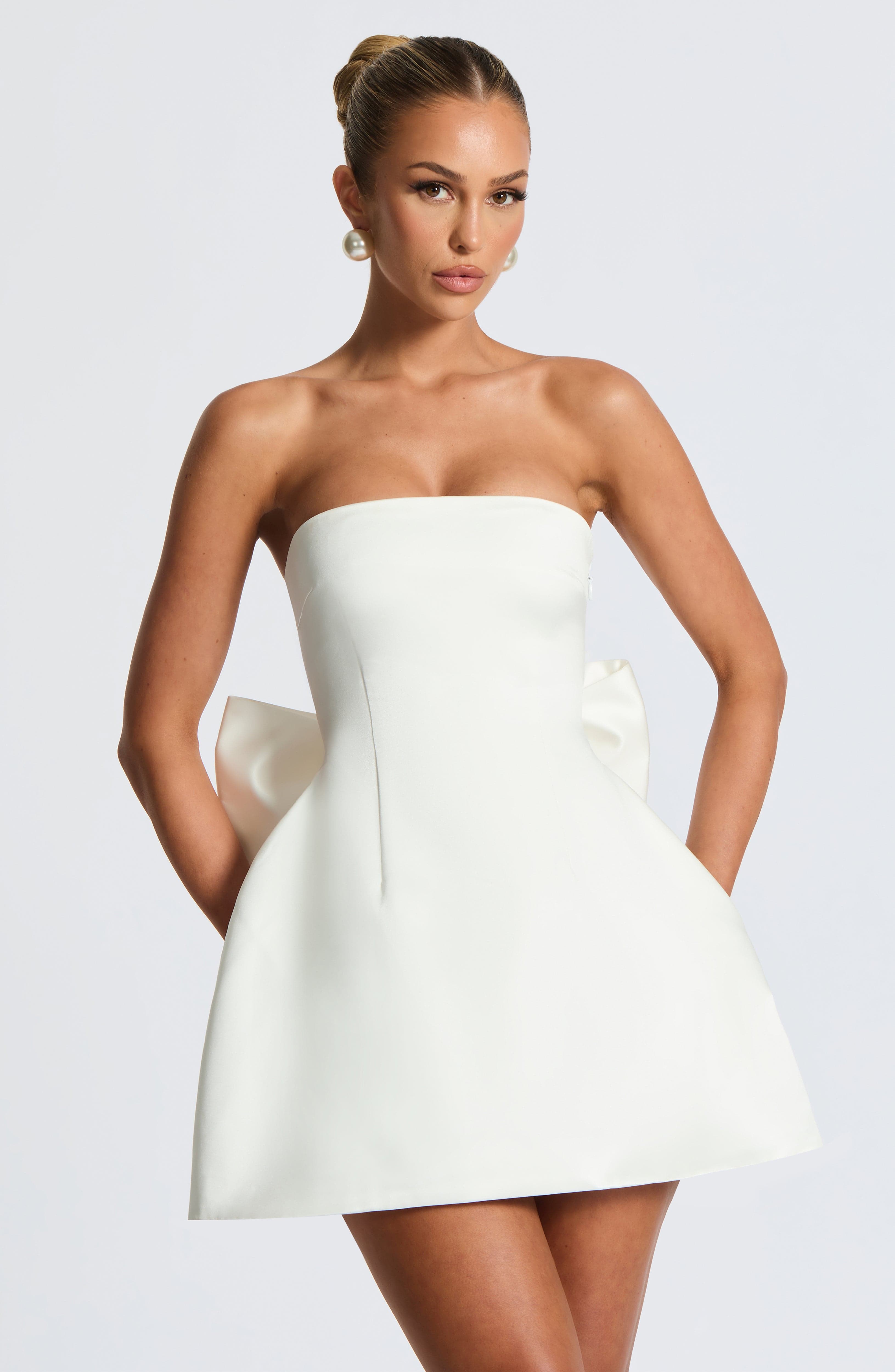 Abbey Mini Dress - Ivory