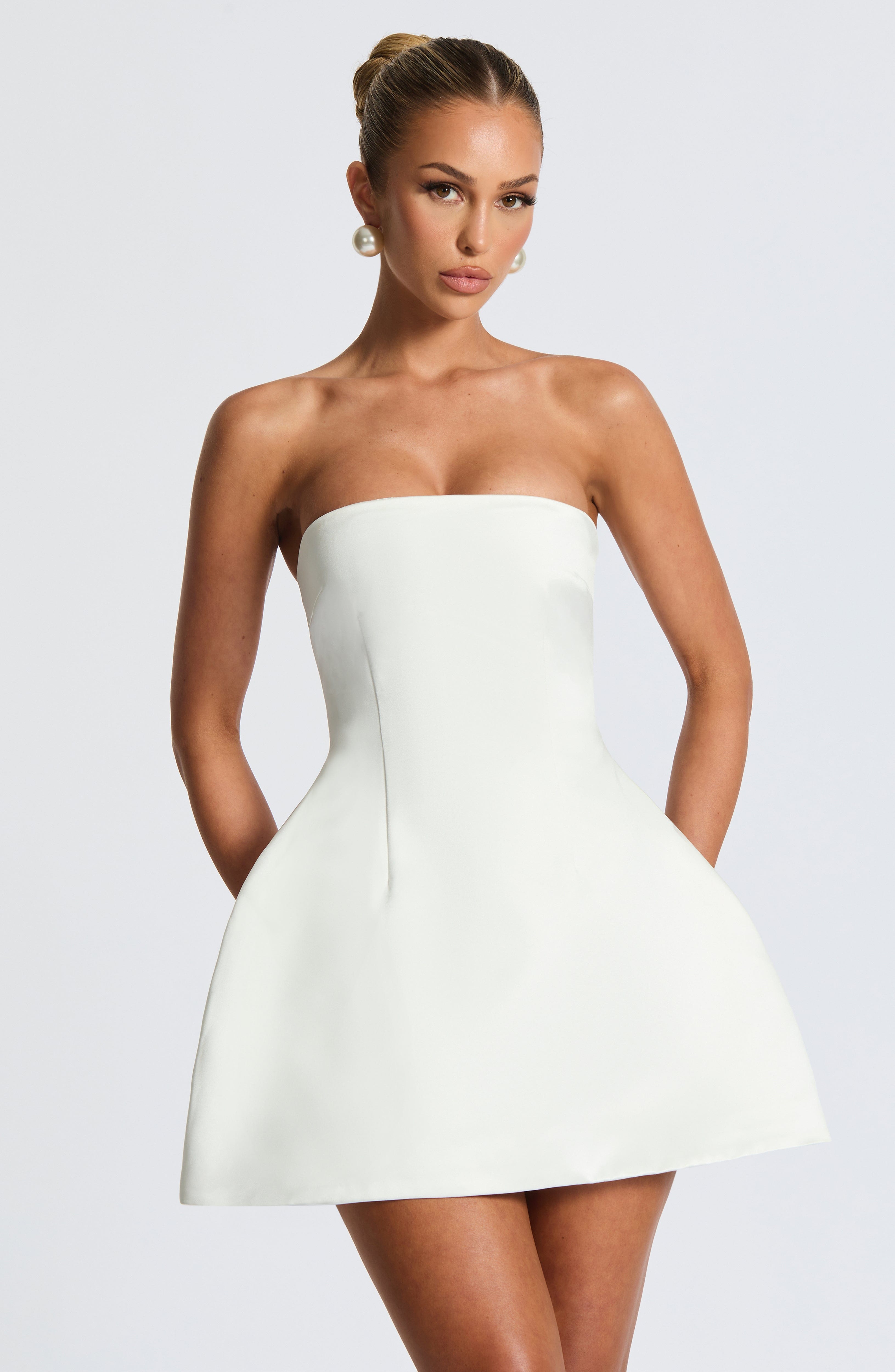 Abbey Mini Dress - Ivory