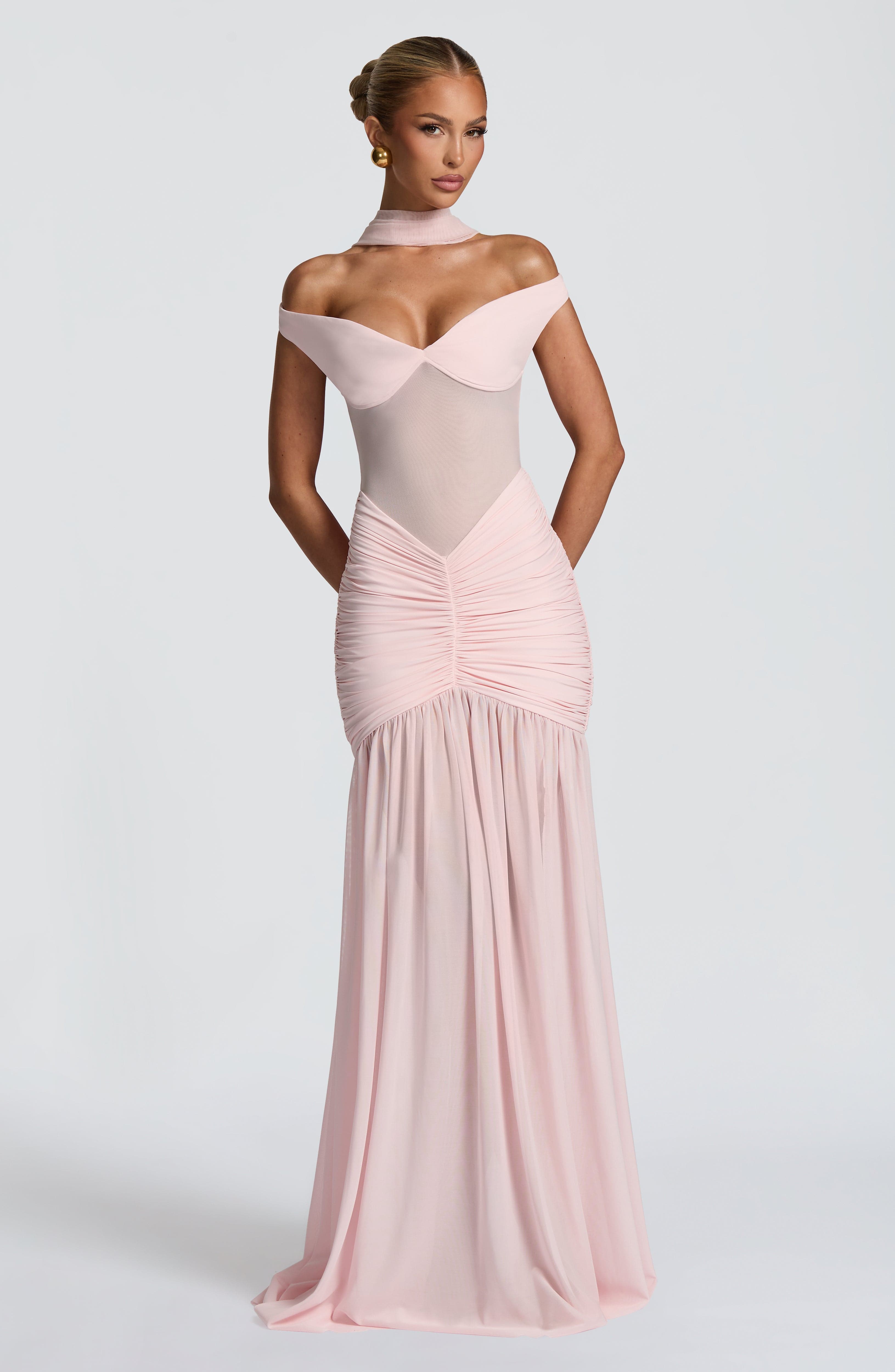 Alaia Maxi Dress - Blush