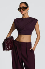 Amara Top - Plum