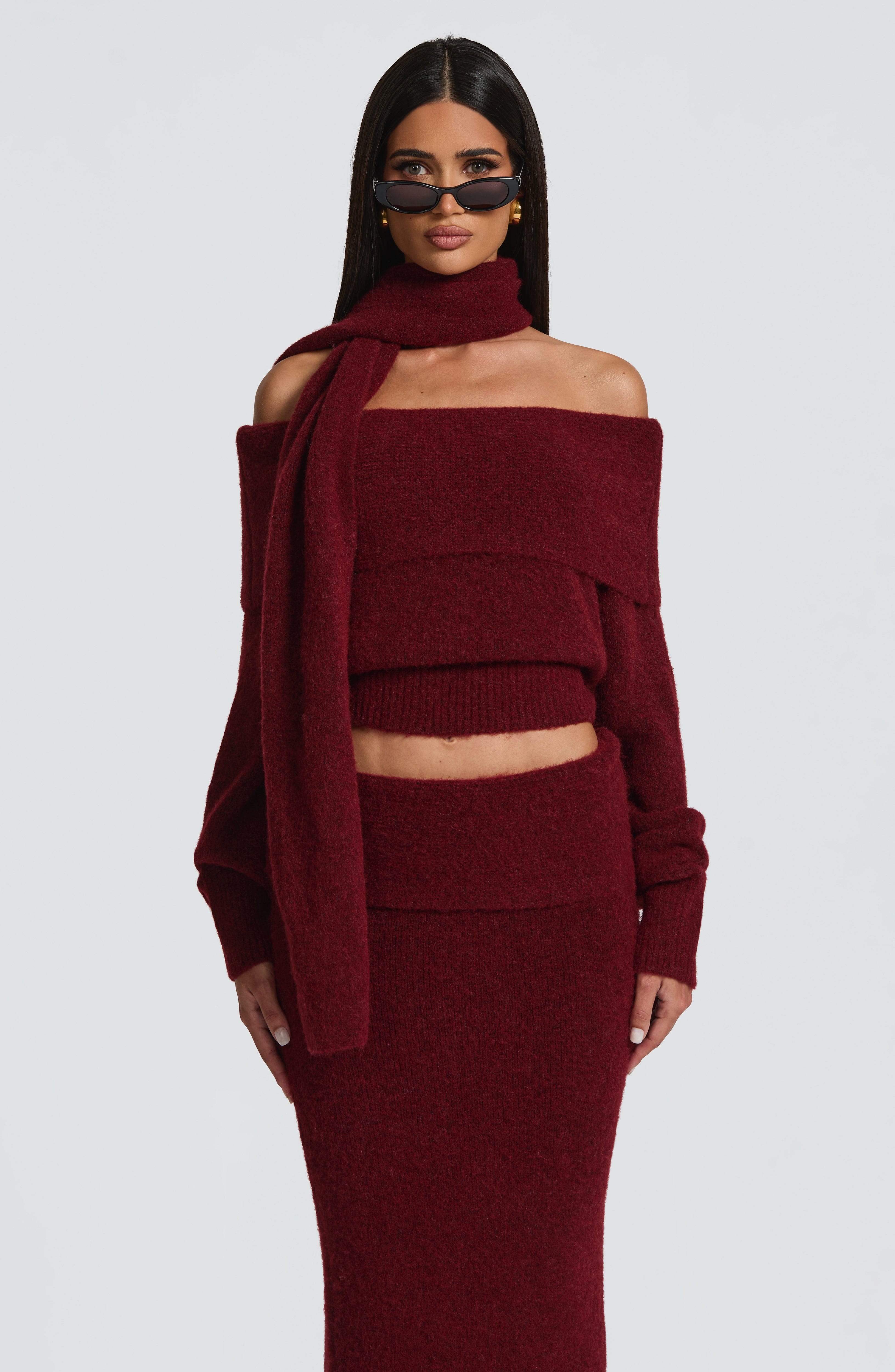 Andie Top - Burgundy