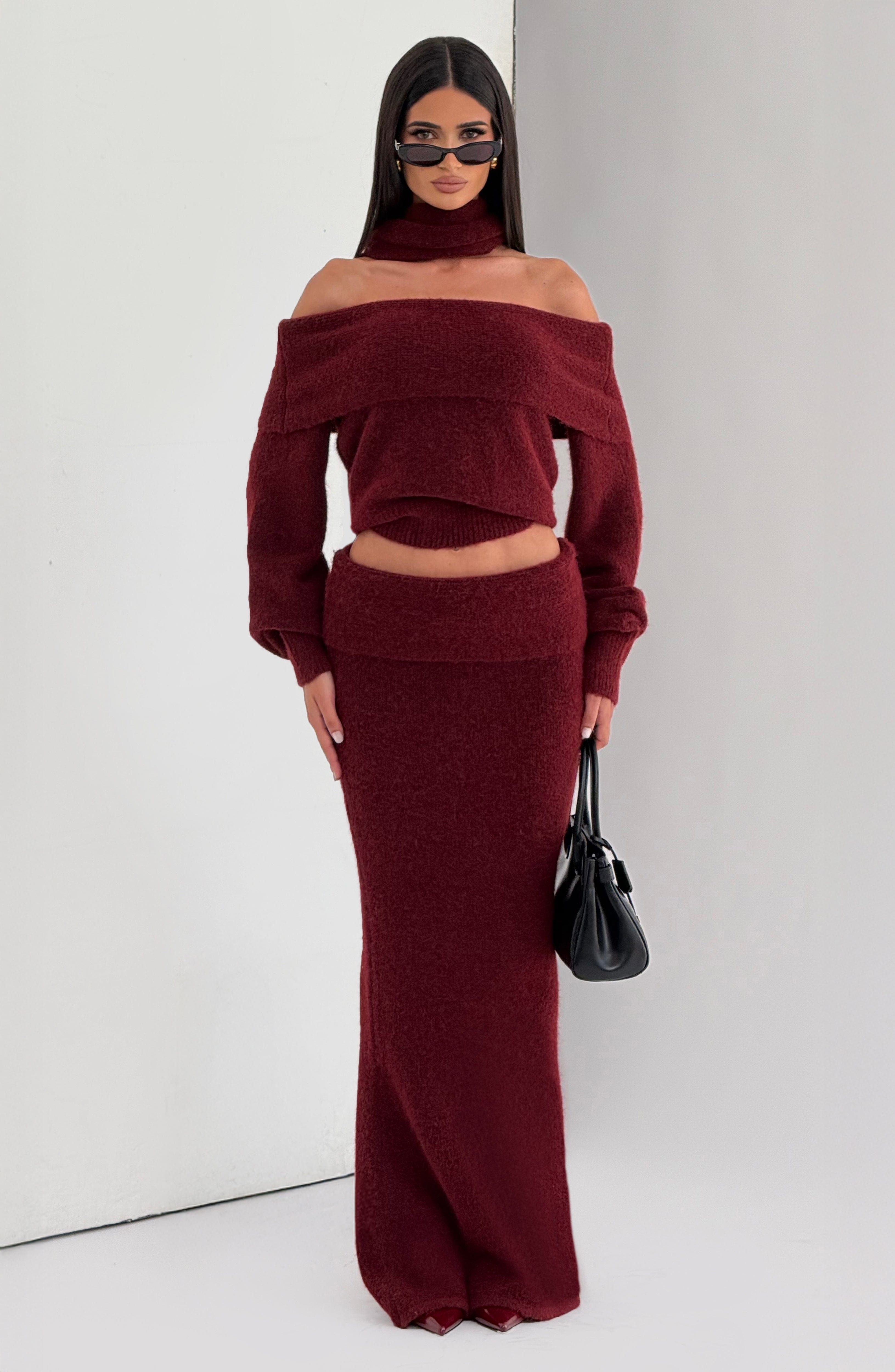 Andie Top - Burgundy