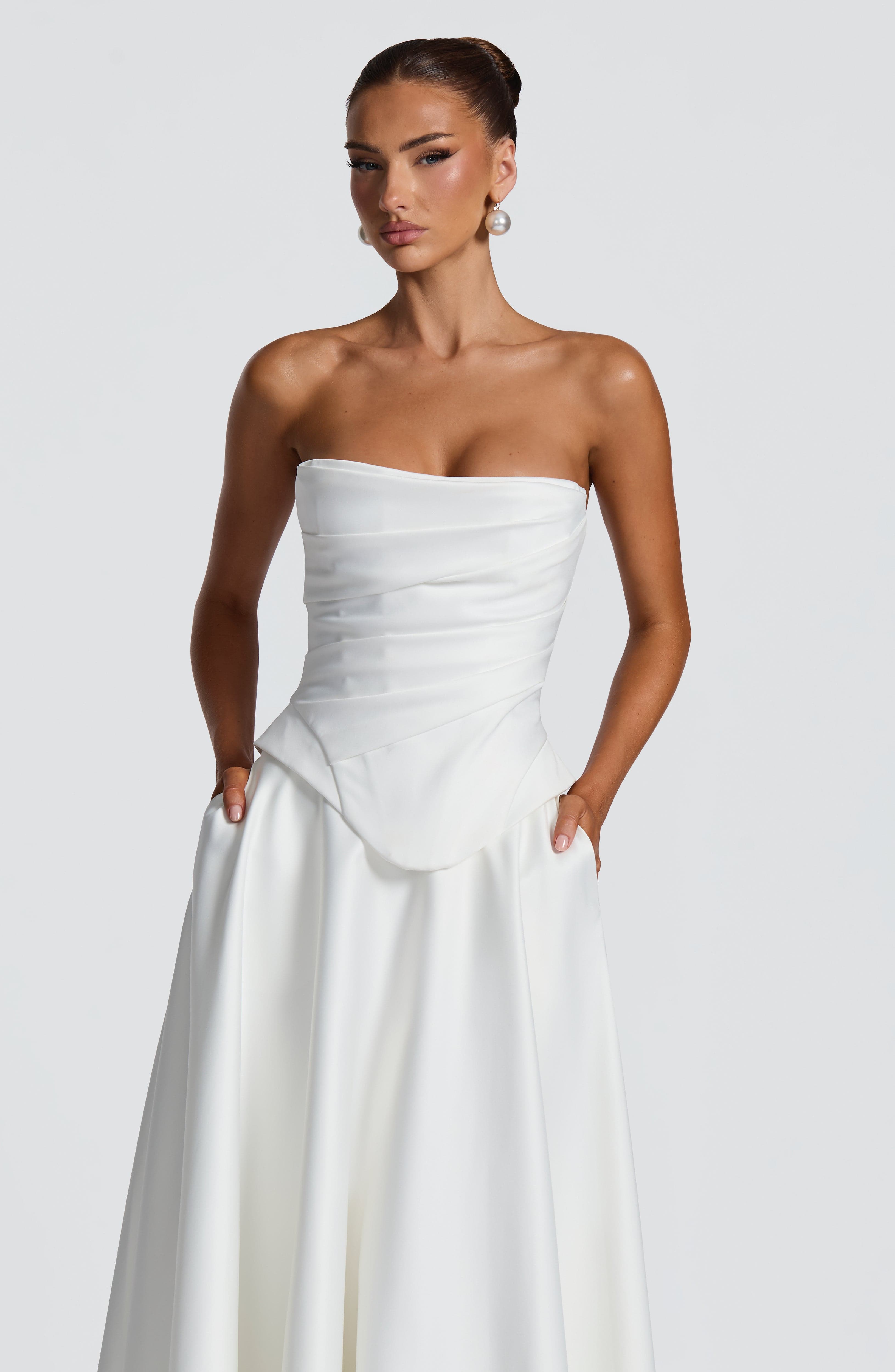 Azolla Corset - Ivory