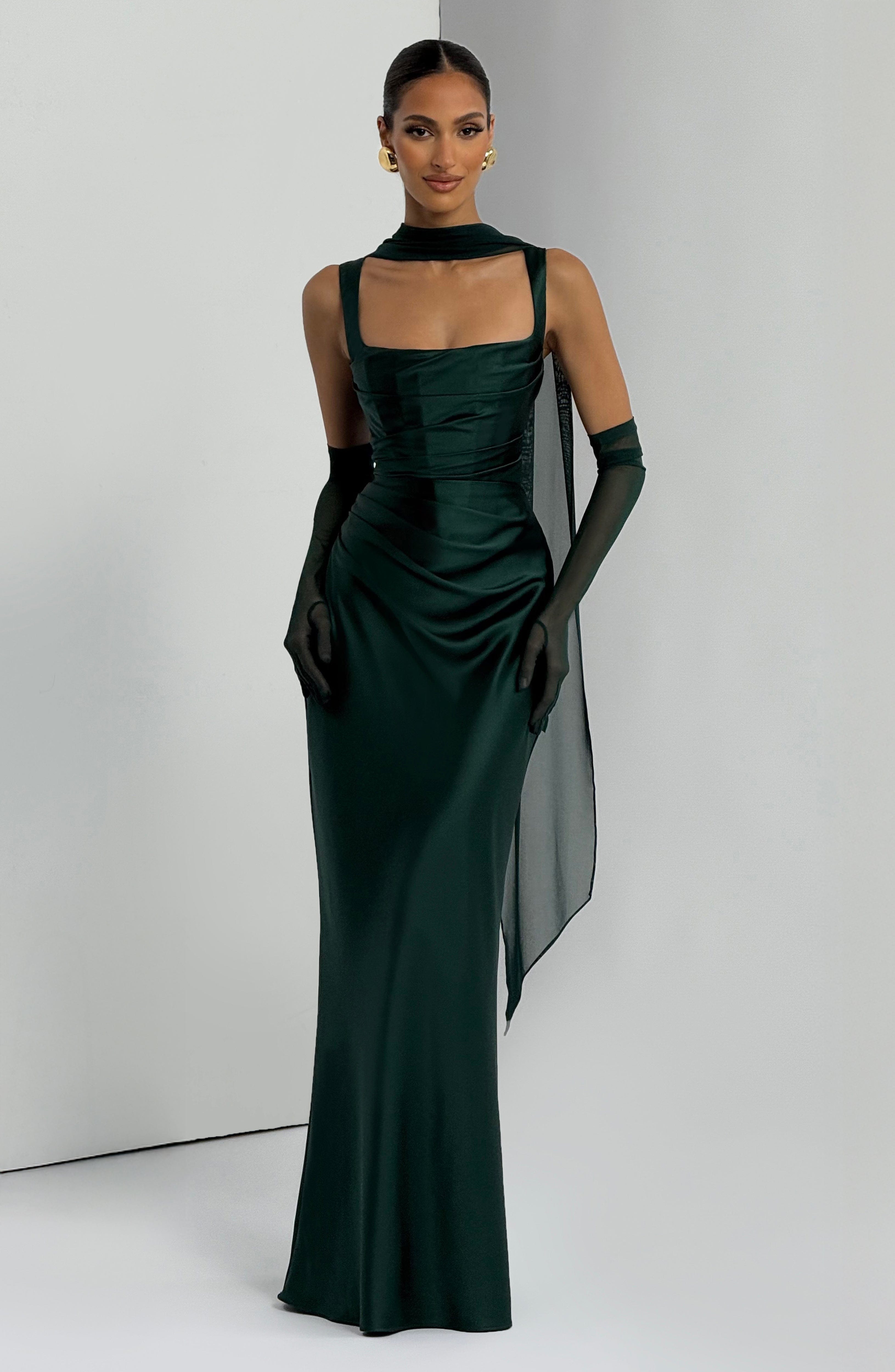 Calanthe Maxi Dress - Emerald