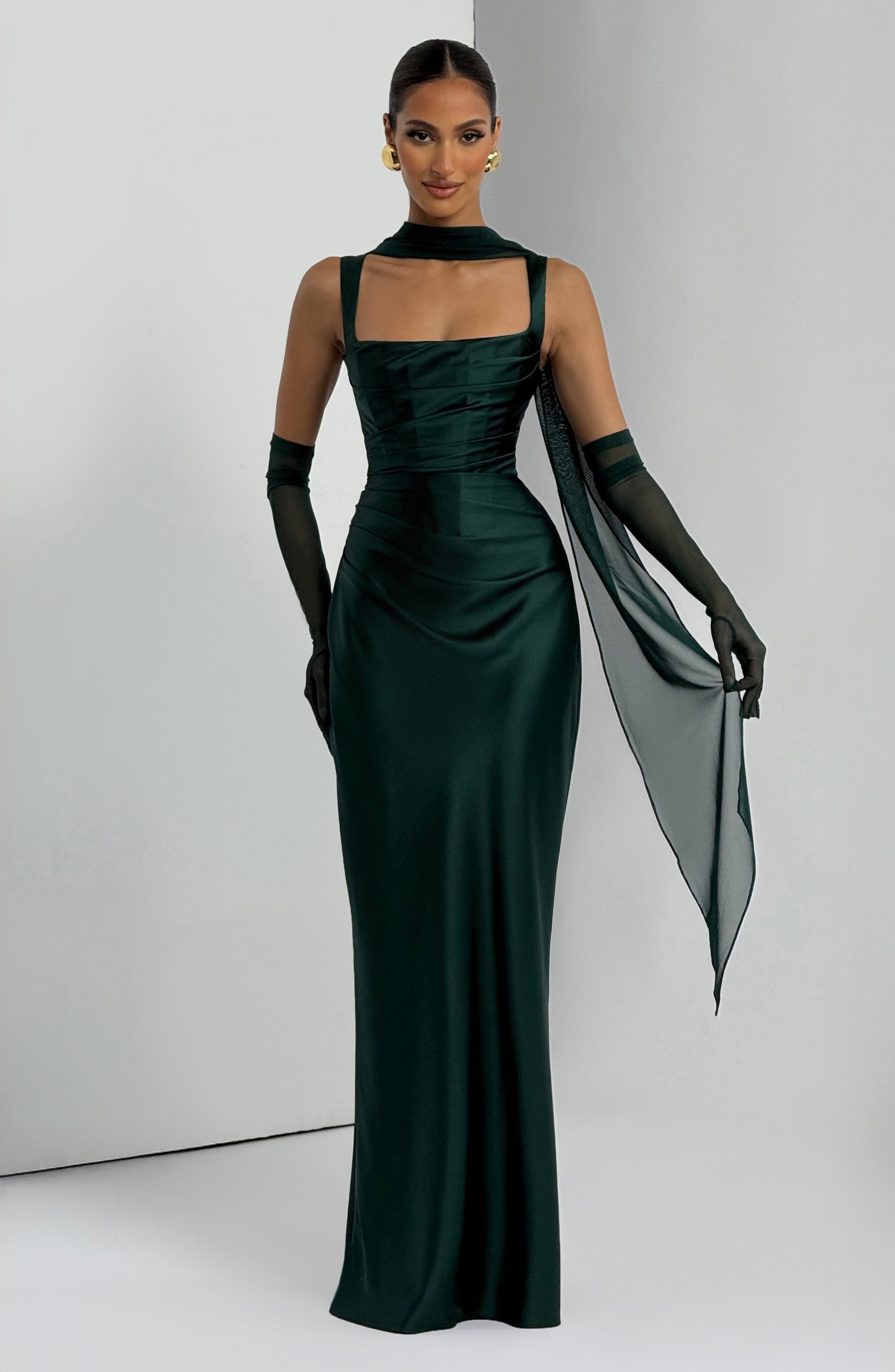 Calanthe Maxi Dress - Emerald