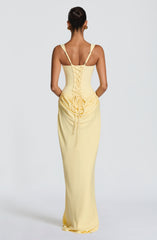 Cornelia Maxi Dress - Lemon