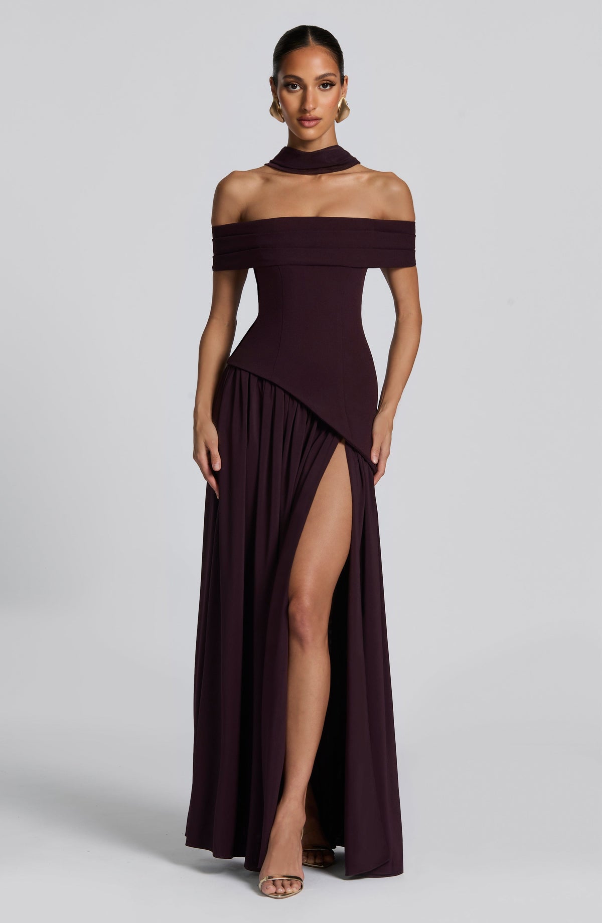 Delilah Maxi Dress - Plum