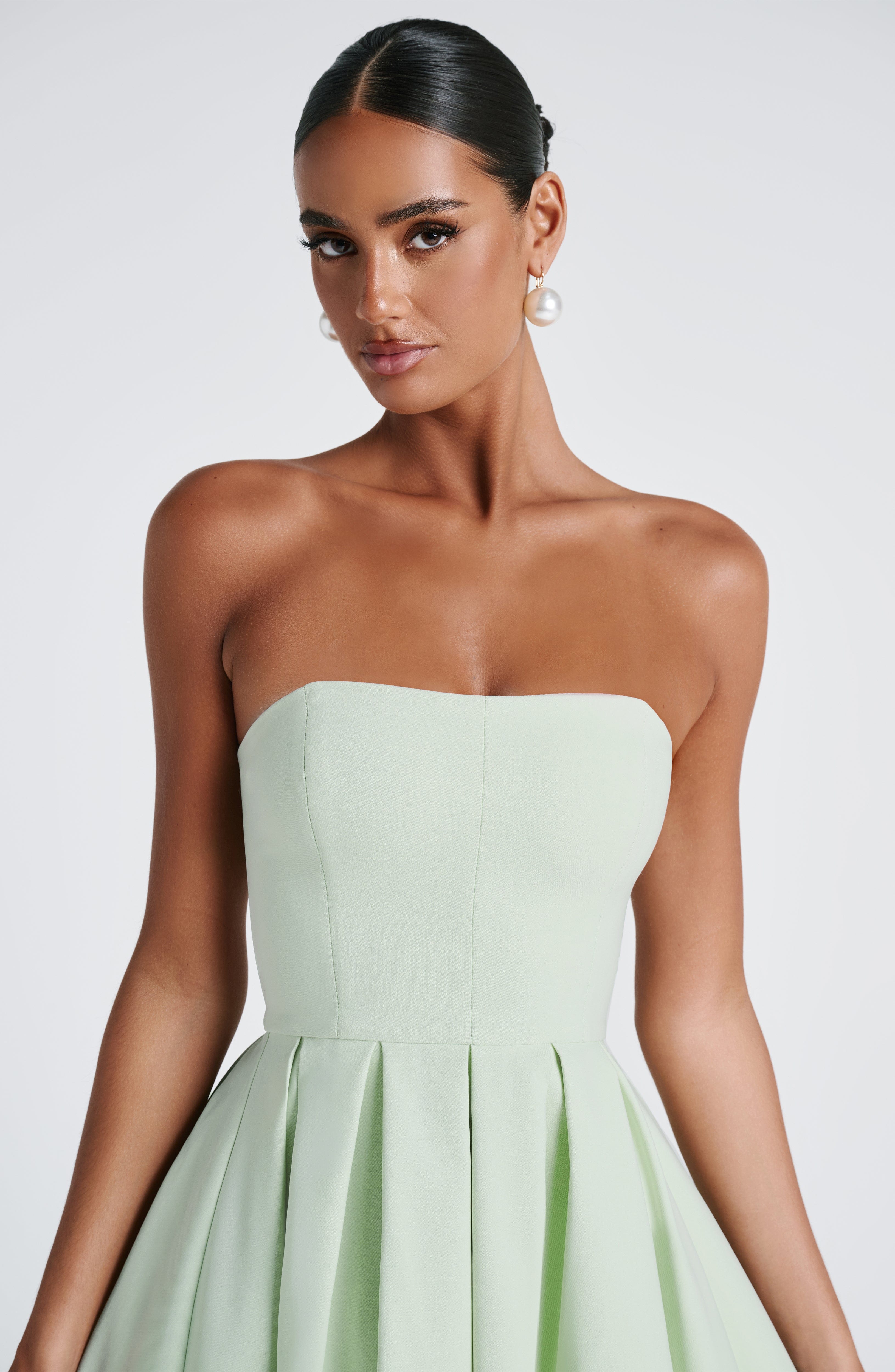 Edith Midi Dress - Mint