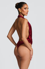 Eleni Bodysuit - Burgundy