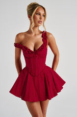 Elva Playsuit - Red
