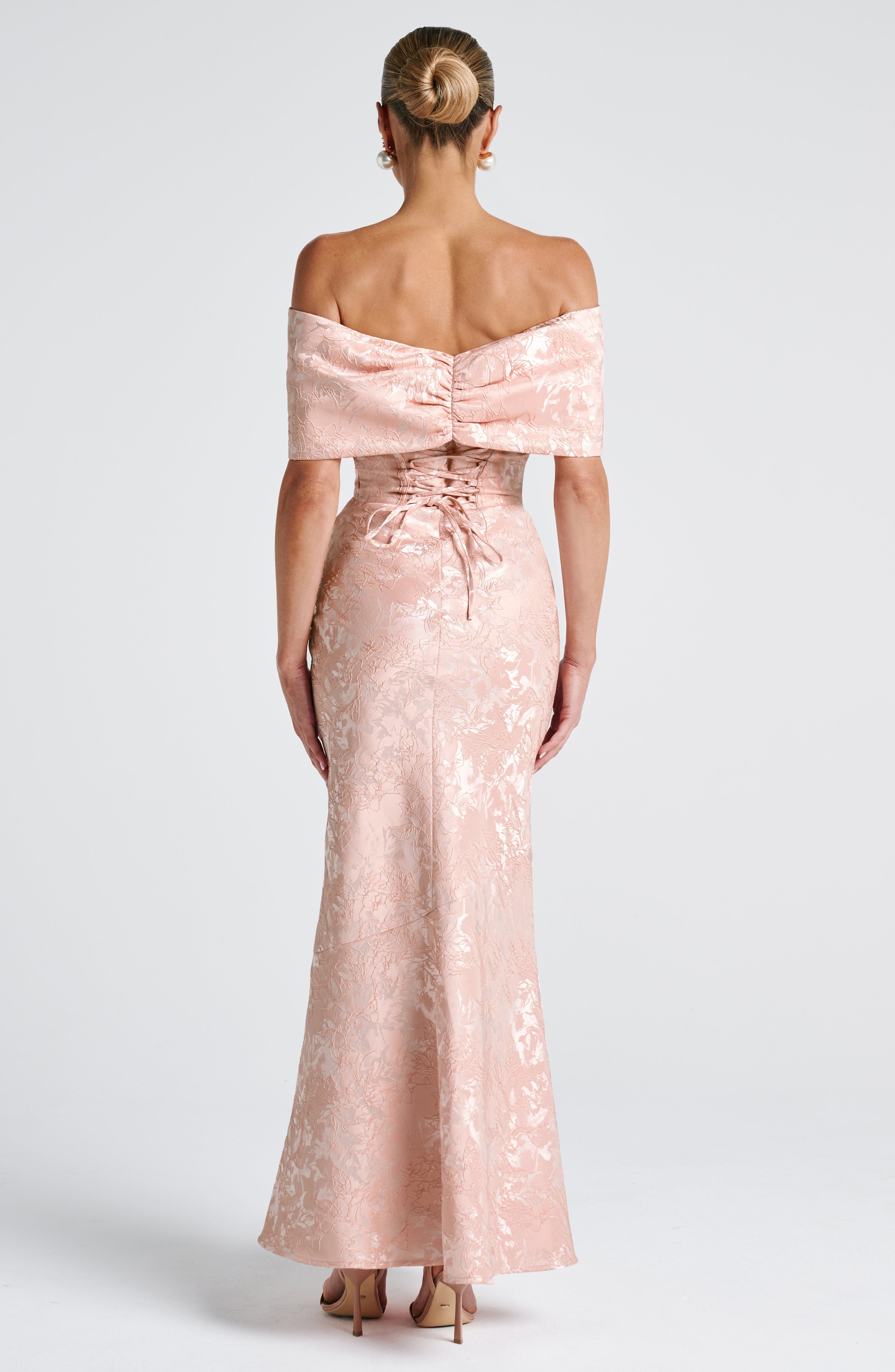 Emberly Maxi Dress - Soft Peach