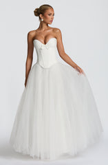 Ethel Maxi Skirt - Ivory
