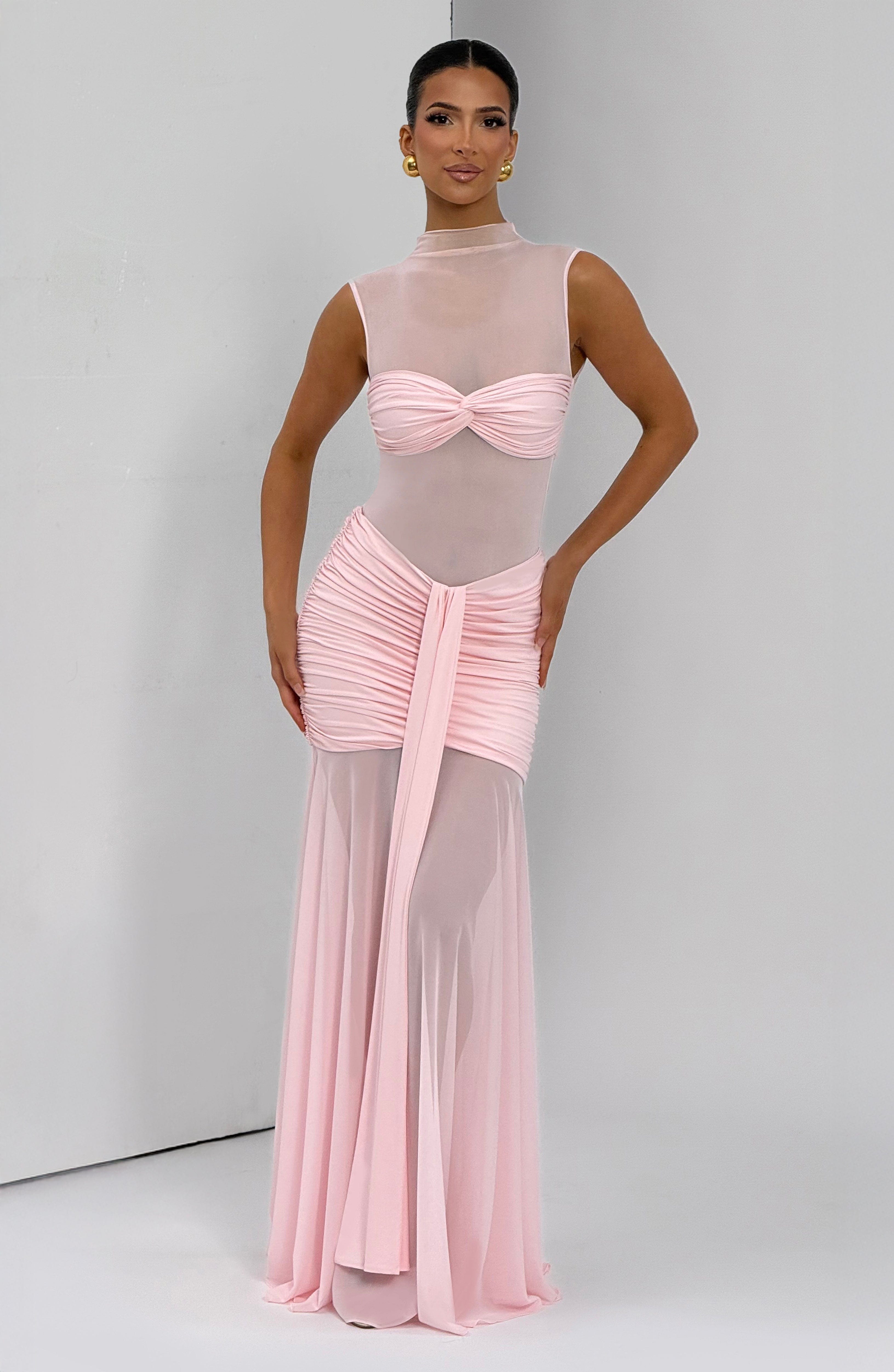 Fae Maxi Skirt - Blush