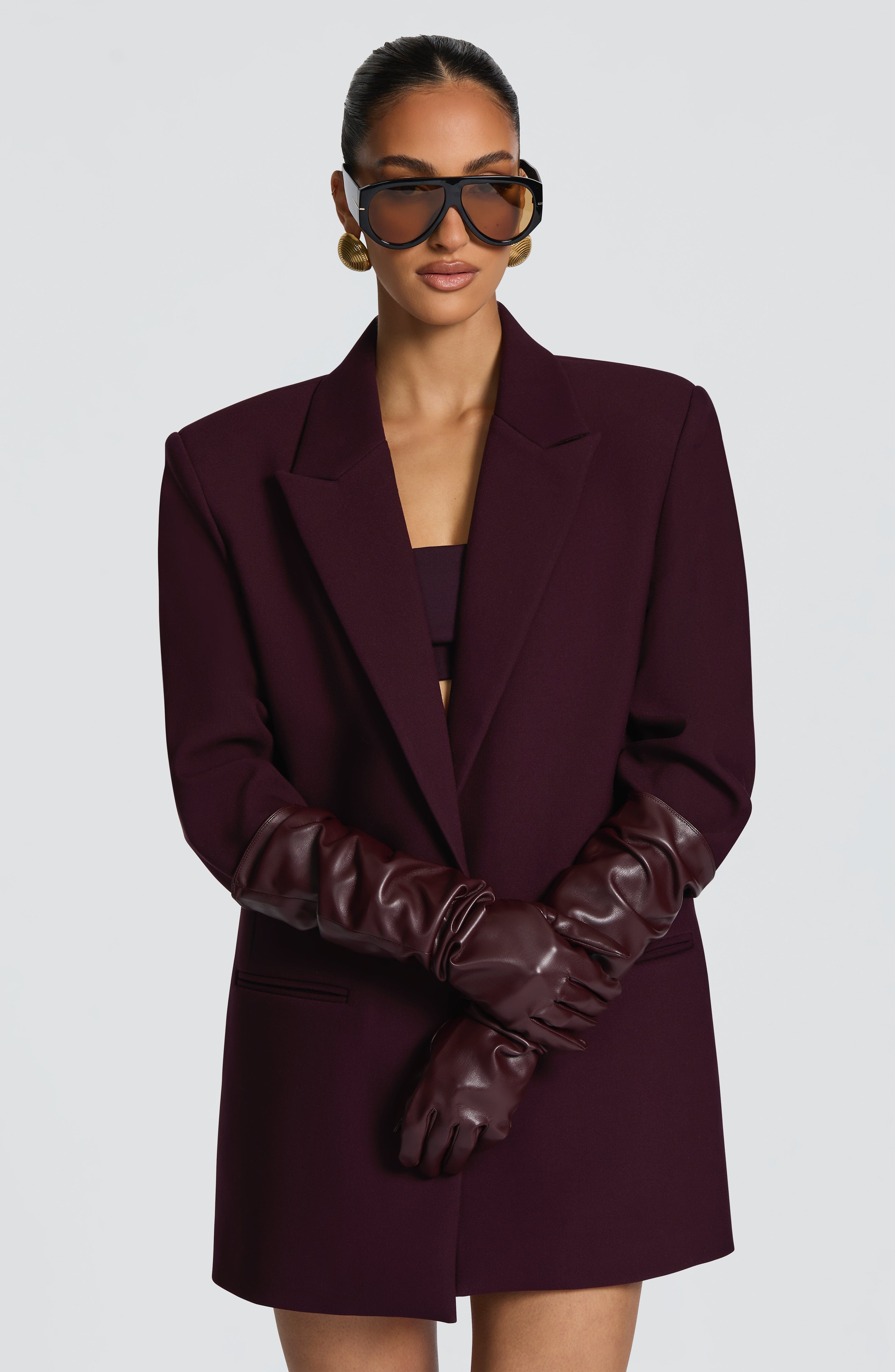 Frankie Gloves - Plum