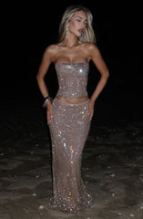 Hali Maxi Skirt - Gold
