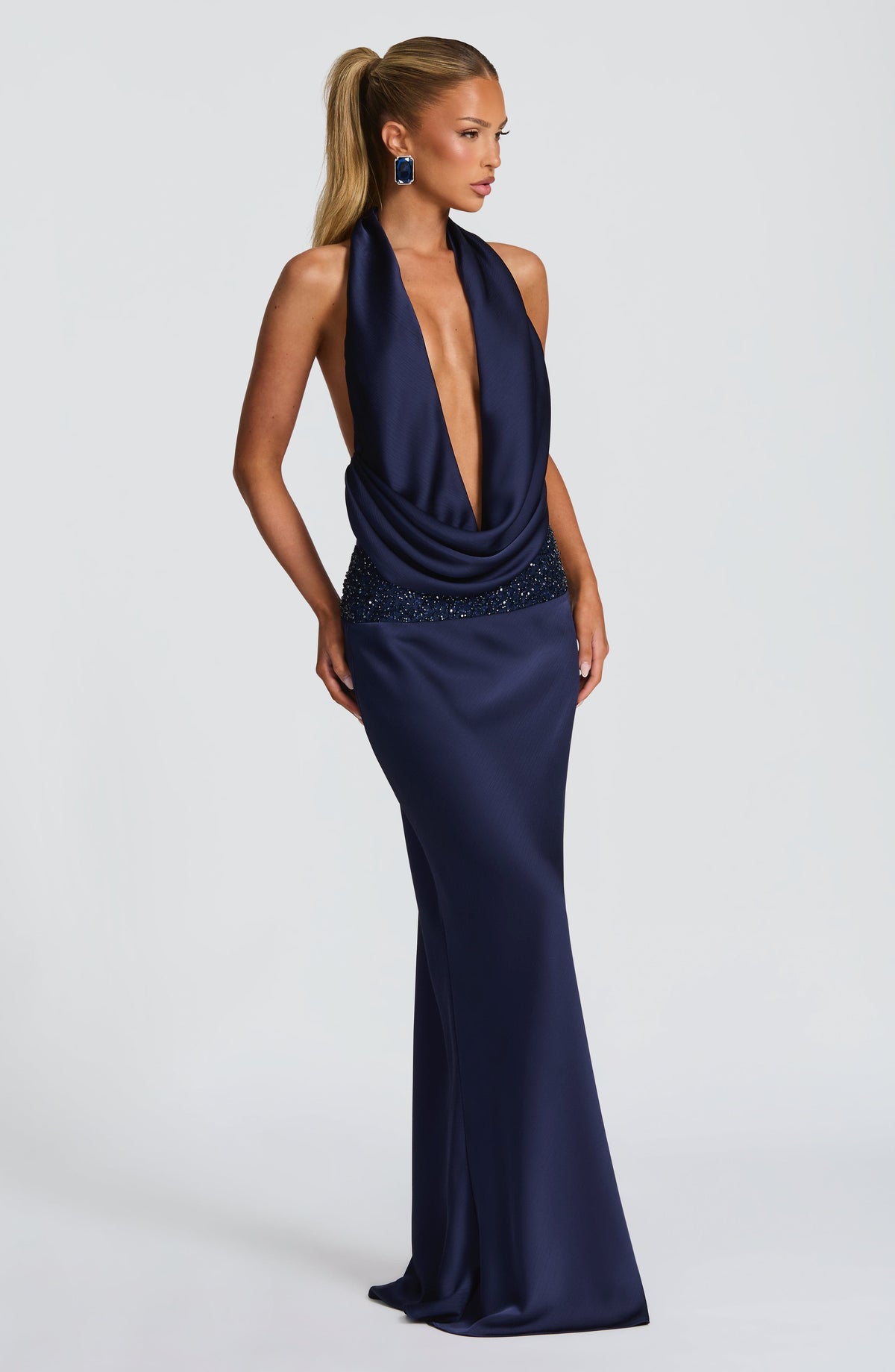 Ira Maxi Skirt - Navy