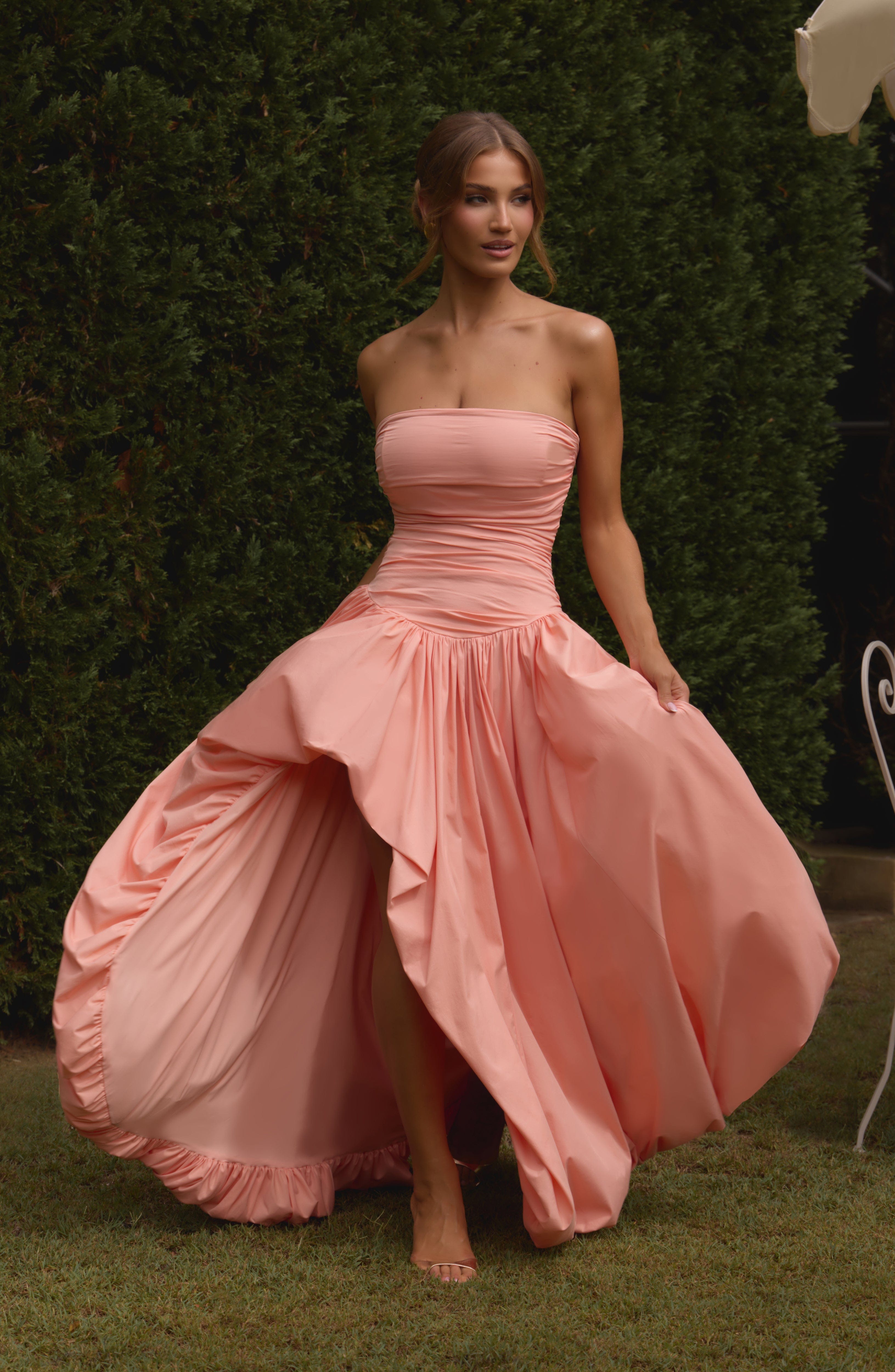 Jillian Maxi Dress - Peach