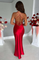 Malika Maxi Dress - Red