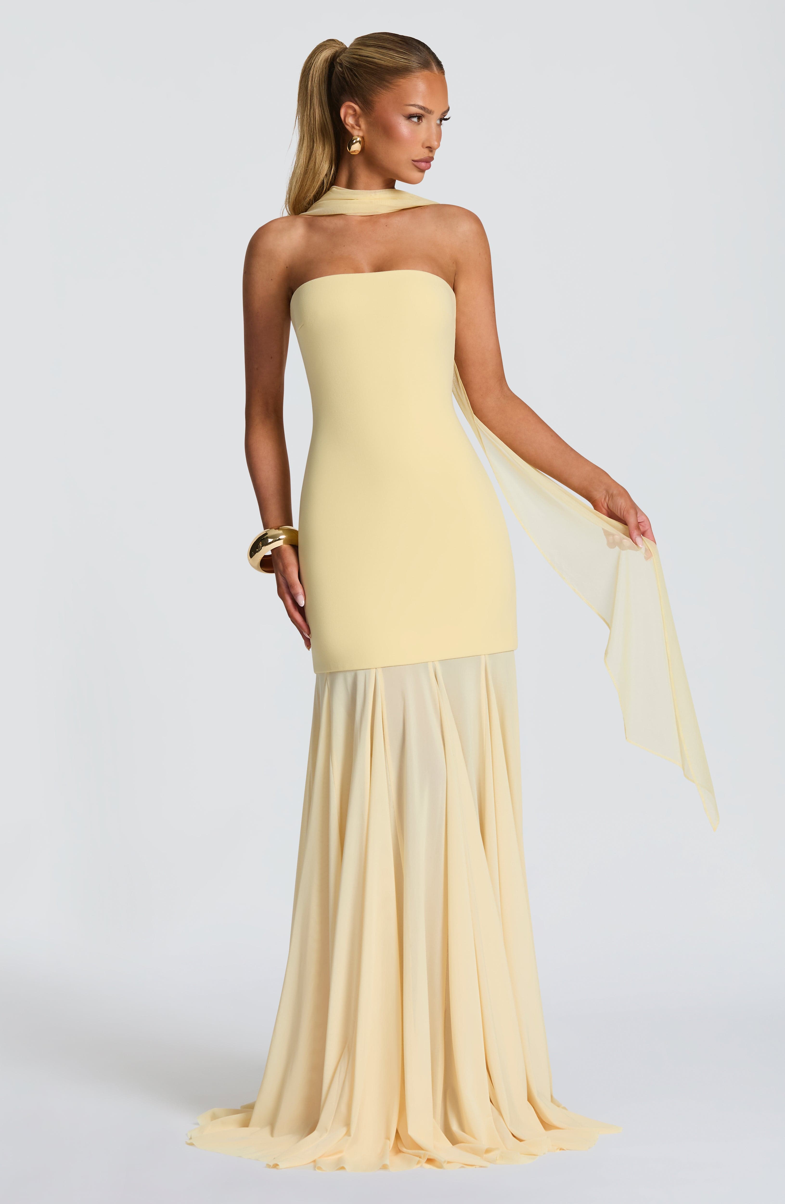 Merritt Gown - Lemon