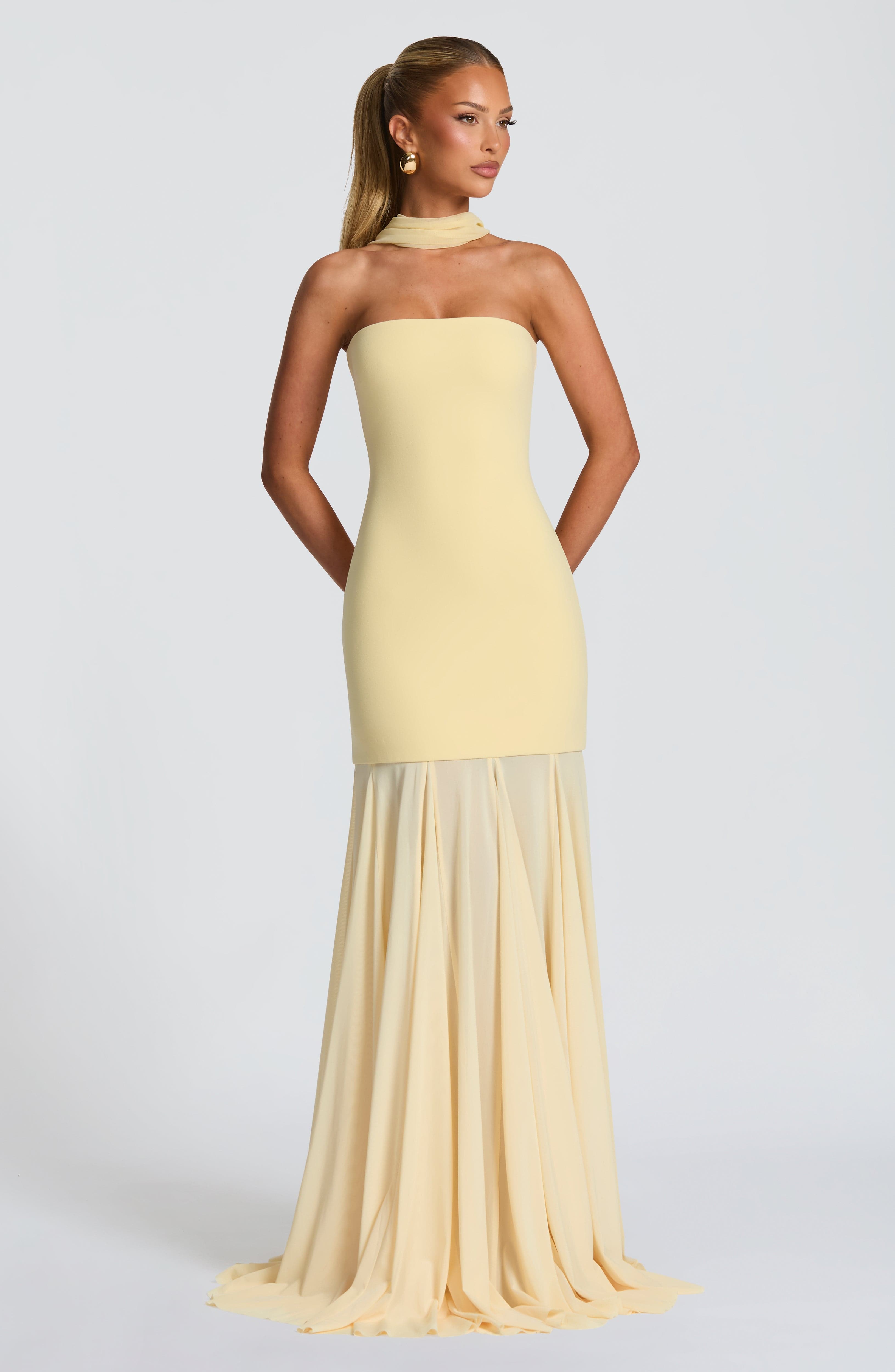 Merritt Gown - Lemon
