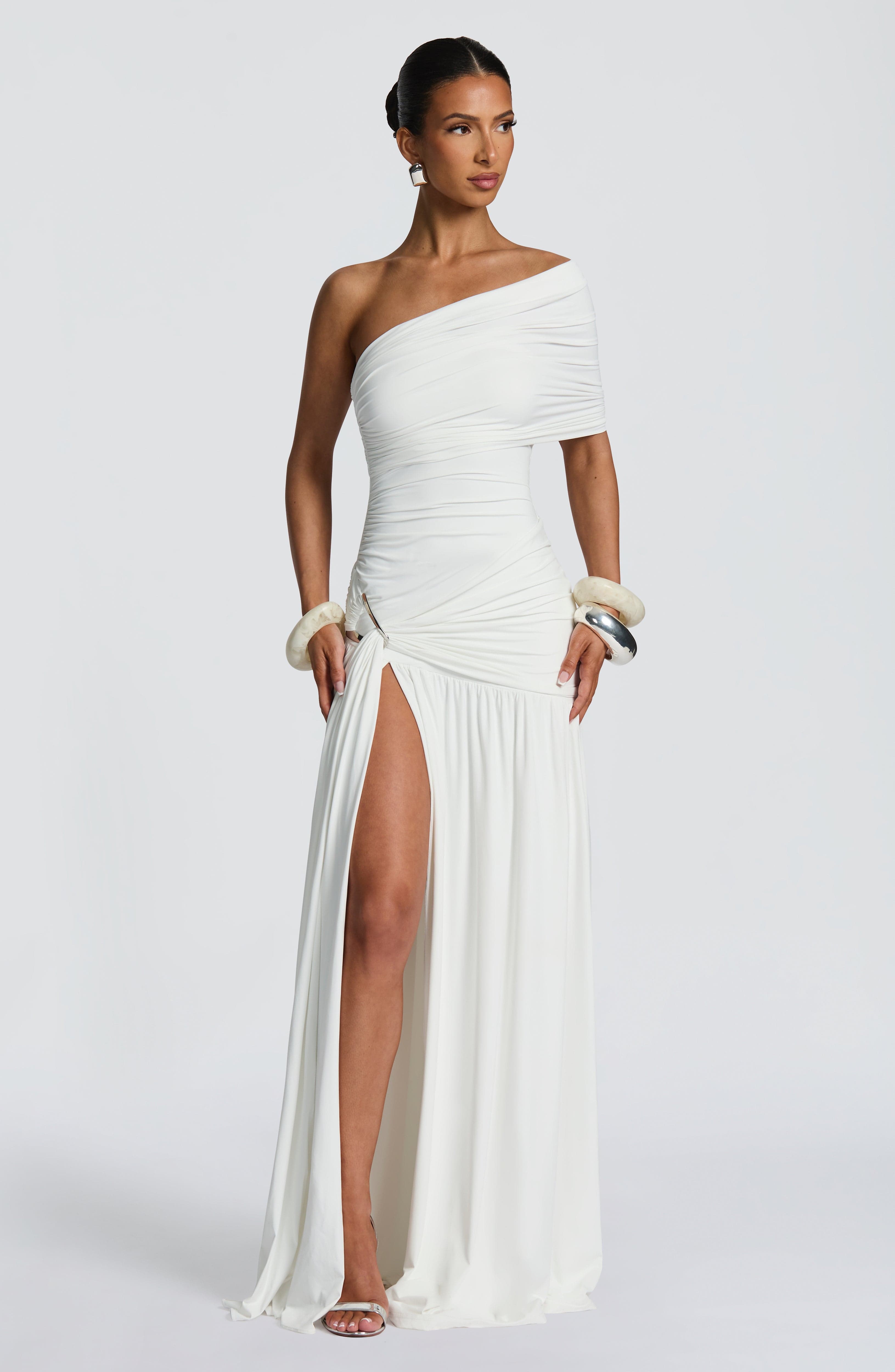 Monica Maxi Dress - White