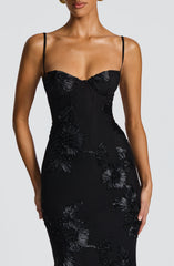 Nefertiti Maxi Dress - Black