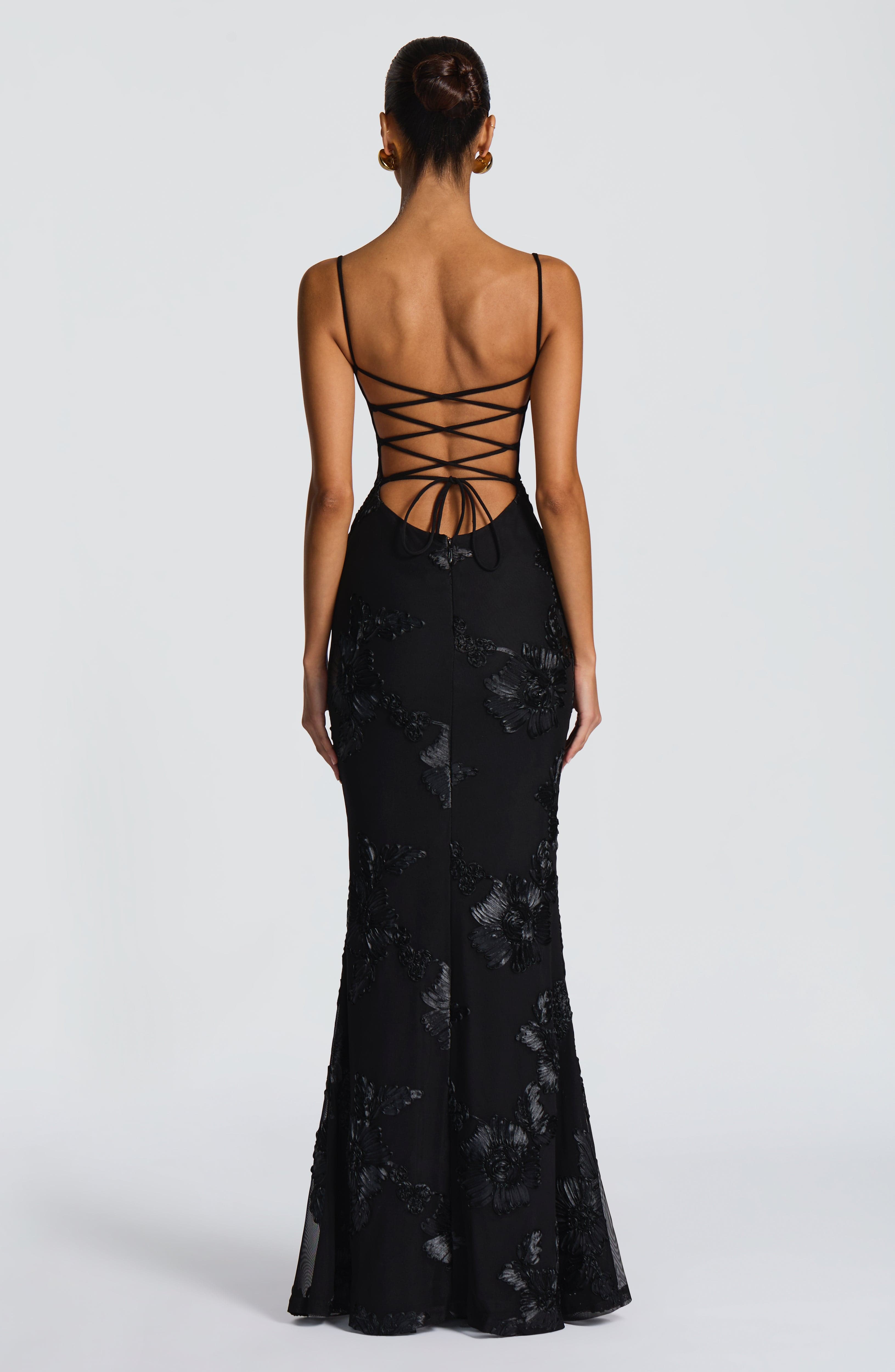 Nefertiti Maxi Dress - Black