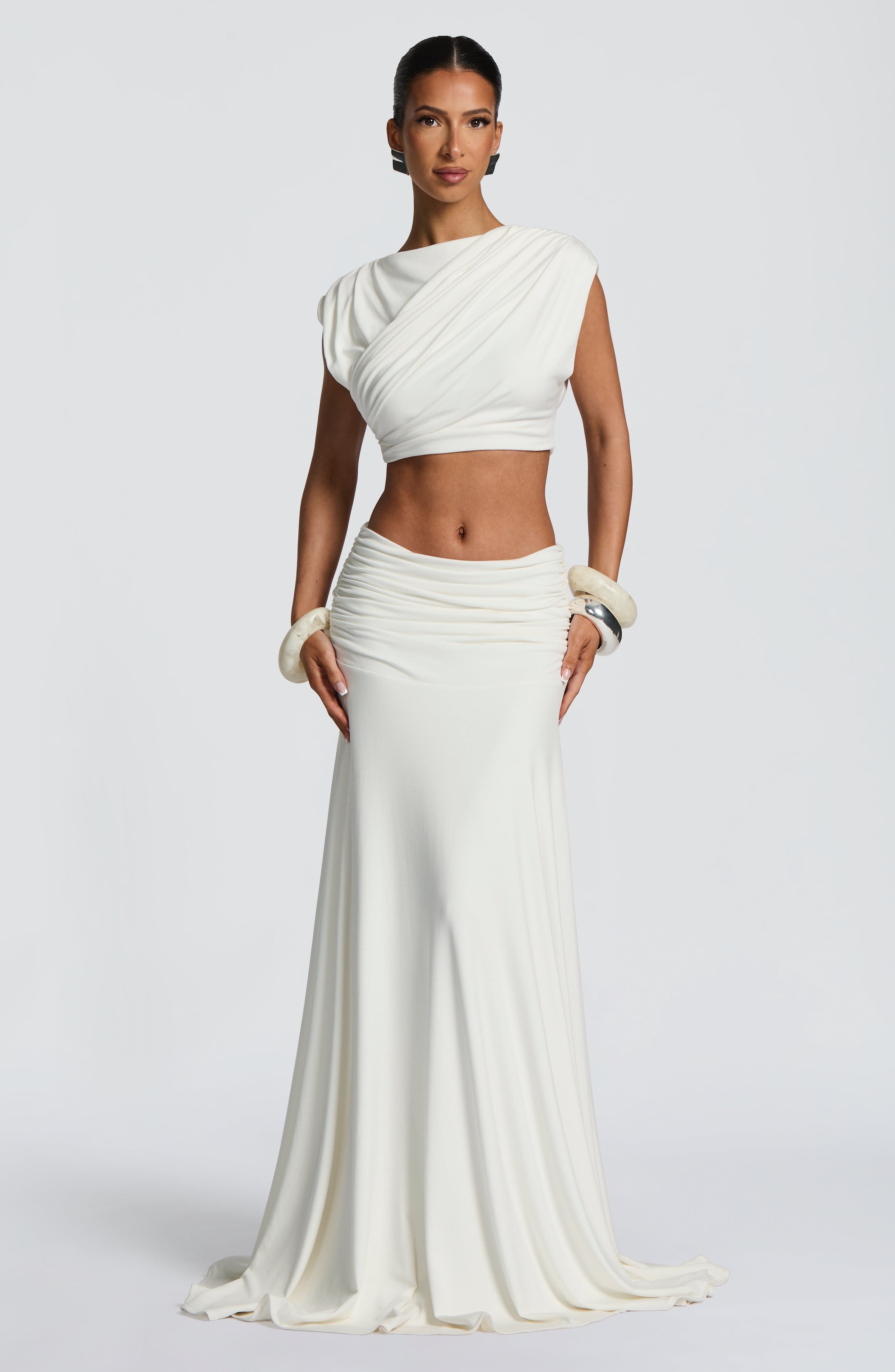 Paige Maxi Skirt - Ivory
