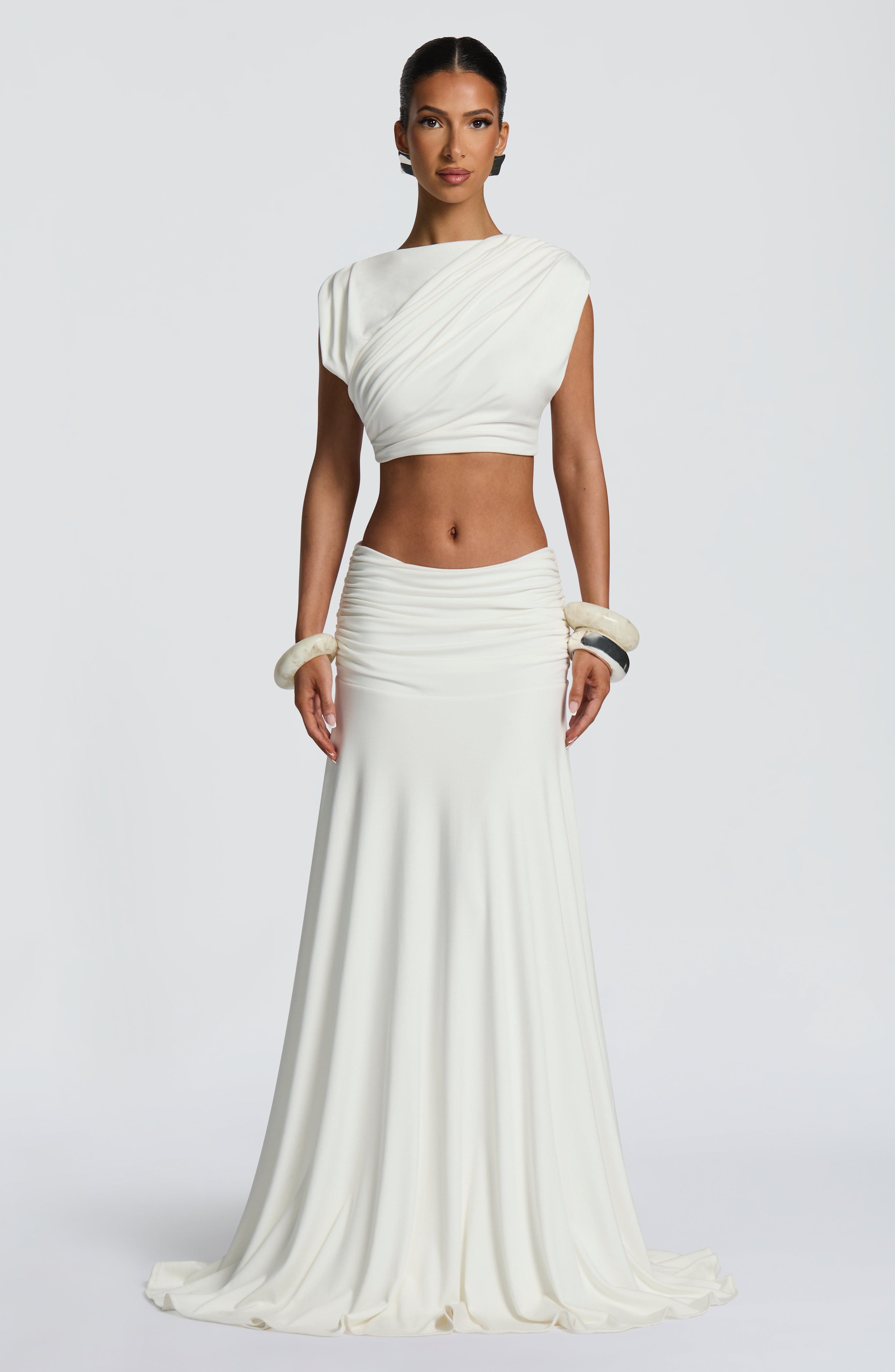 Paige Maxi Skirt - Ivory