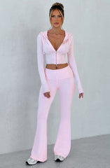 Portia Knit Pants - Pink