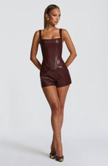 Raisa Corset - Burgundy