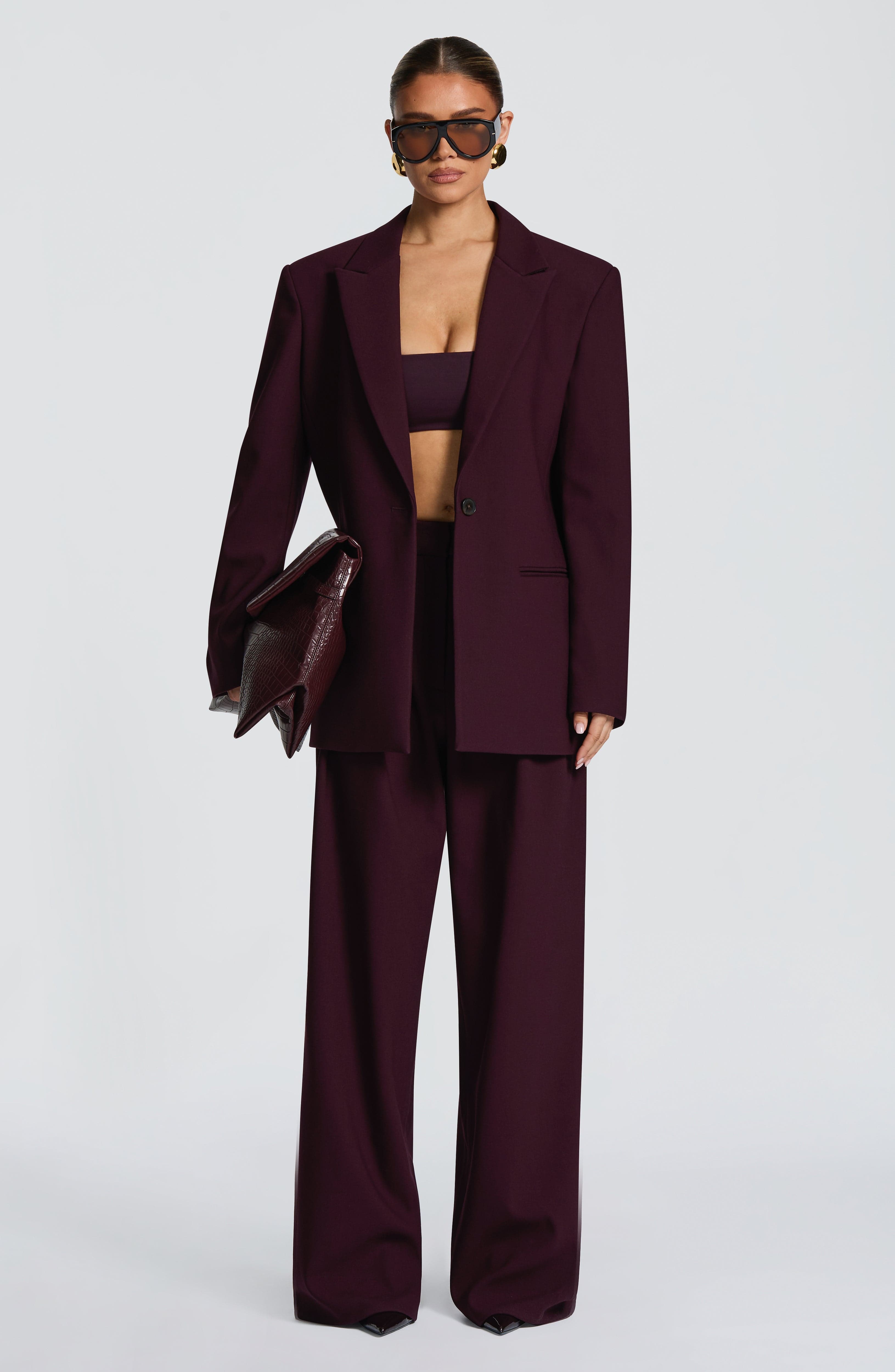 Reece Blazer - Plum