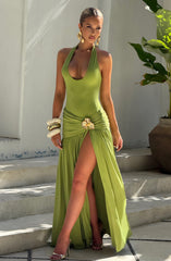 Saira Maxi Skirt - Olive