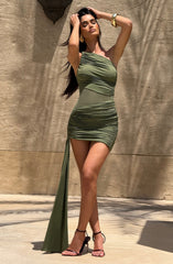 Shazia Mini Dress - Khaki
