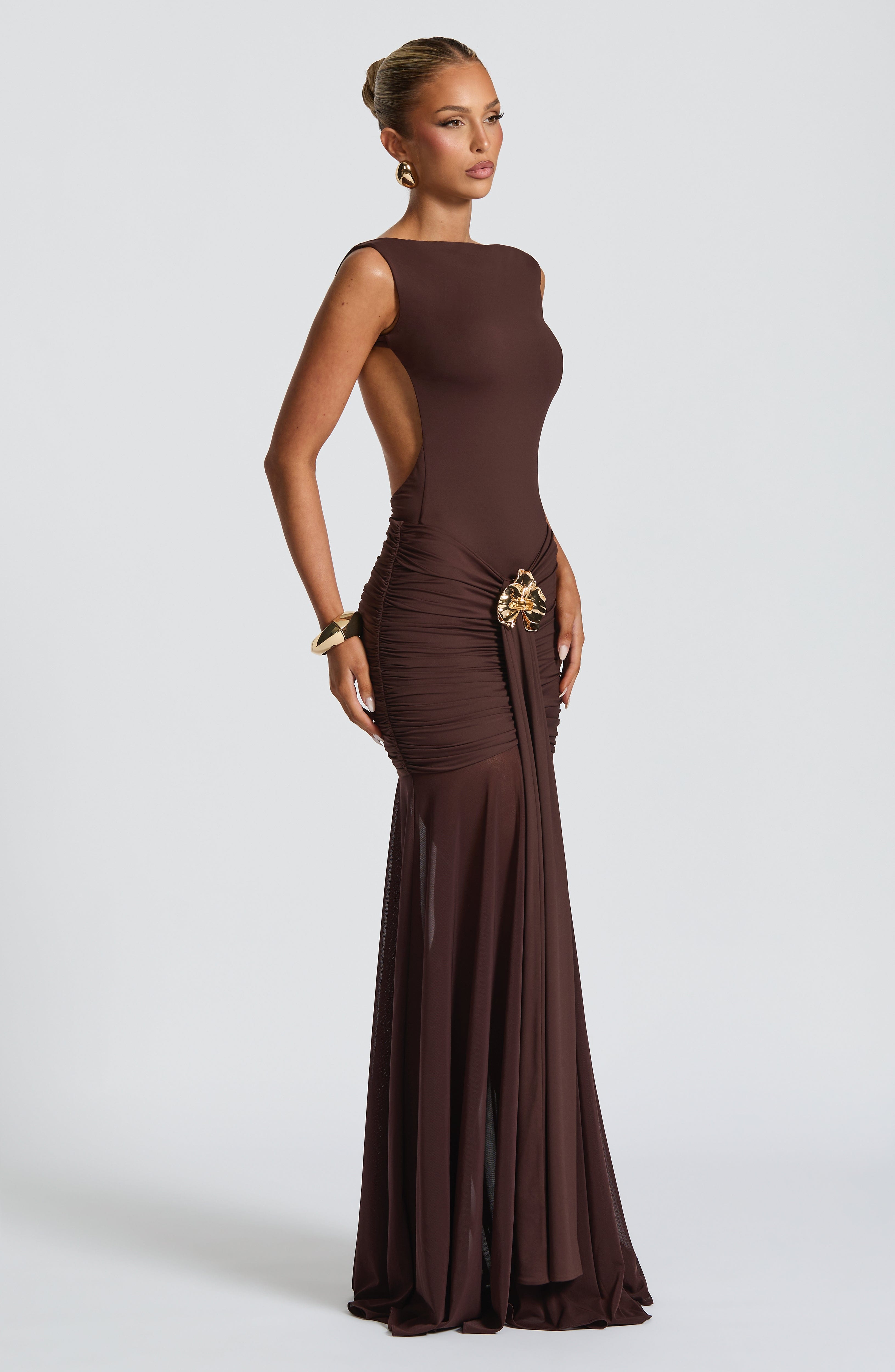 Tori Bodysuit - Plum Brown